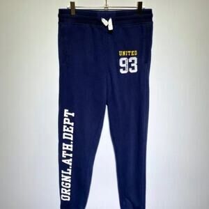 H&M Boys Navy United 93 Vibes Track Pants Size 14Y